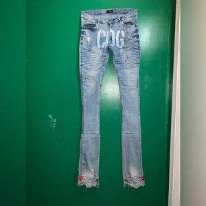 COMME Des Garçon Stacked Jeans!